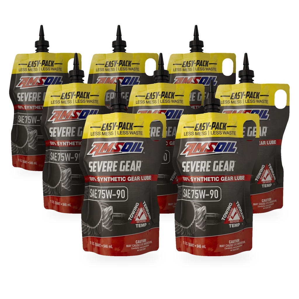 Kit 8 Litros Severe Gear® SAE 75W90 Synthetic Gear Lube AMSOIL
