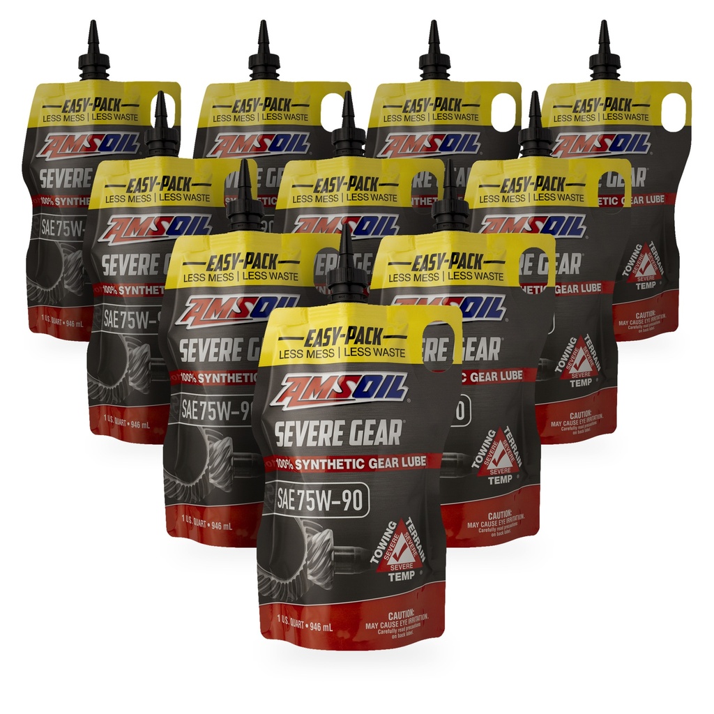 Kit 10 Litros Severe Gear® SAE 75W90 Synthetic Gear Lube AMSOIL
