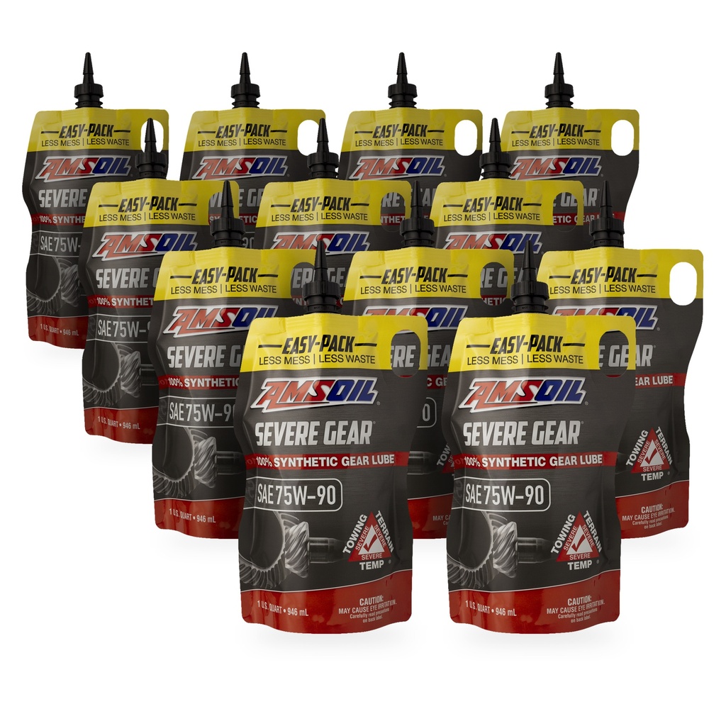 Kit 12 Litros Severe Gear® SAE 75W90 Synthetic Gear Lube AMSOIL
