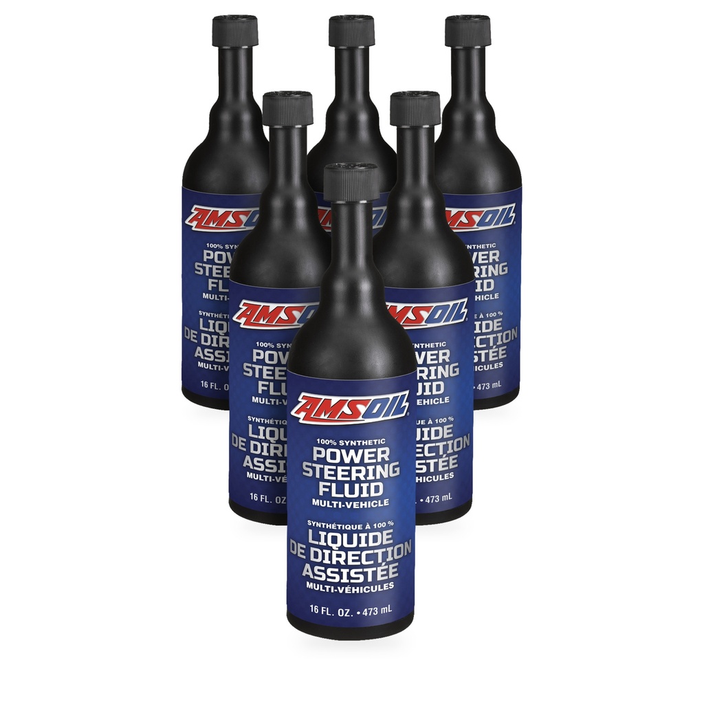 Kit 6 Litros Synthetic Multi-Vehicle Power Steering Fluid AMSOIL