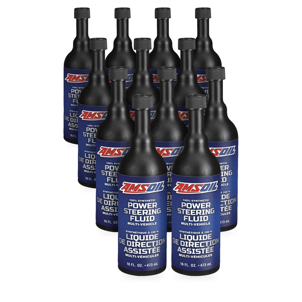 Kit 12 Litros Synthetic Multi-Vehicle Power Steering Fluid AMSOIL