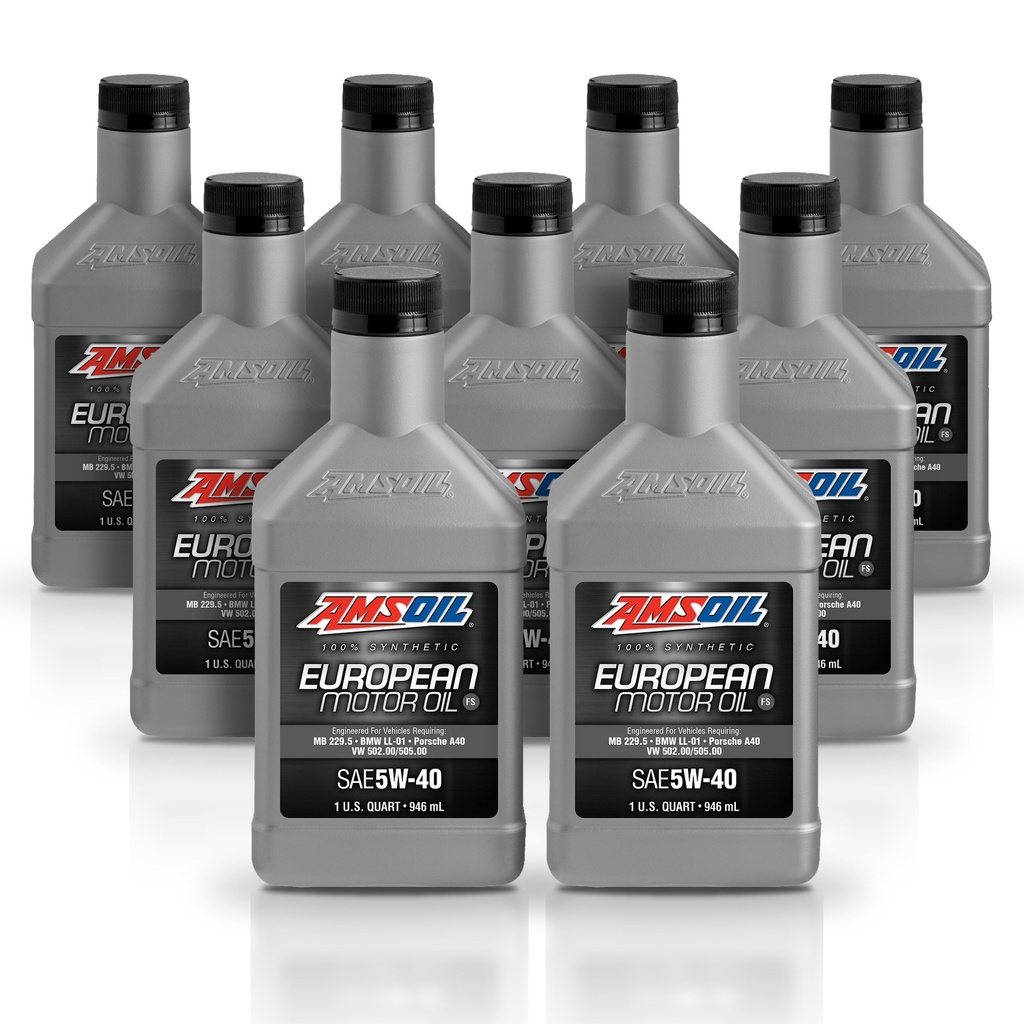 Kit 9 Litros European Car Formula 5W40 FS Synthetic Motor Oil AMSOIL