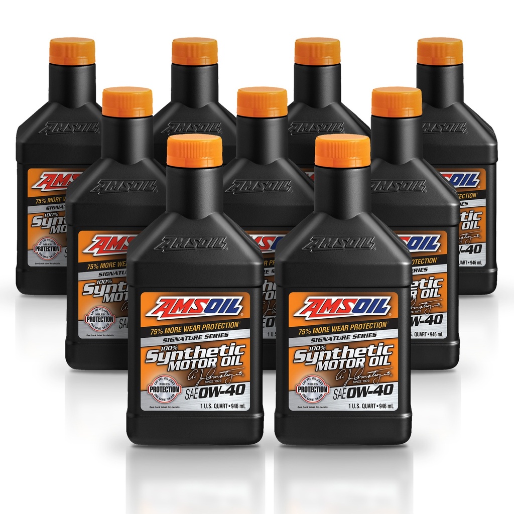 Kit 9 Litros SAE 0W40 Synthetic Motor Oil AMSOIL