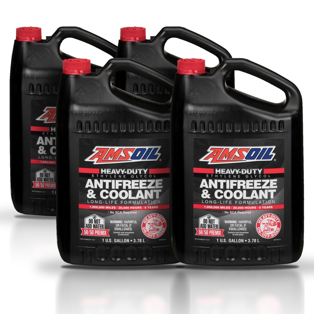 Kit 4 Galones Heavy Duty Antifreeze & Coolant