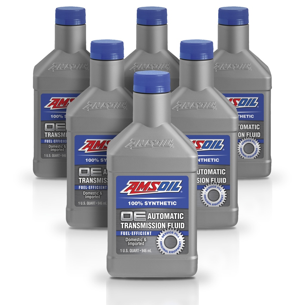 Kit 6 Litros FLUIDO DE TRANSMISION AUTOMATICA ATF AMSOIL .946 ML MERCOM III, IV, V, VI
