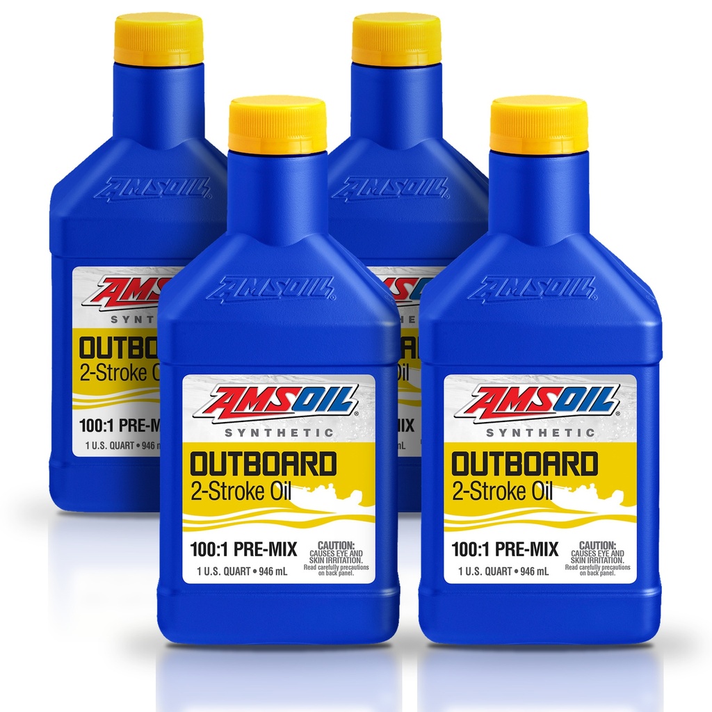 Kit 4 Litros Saber® Outboard Synthetic 100:1 Pre-Mix 2-Cycle Oil