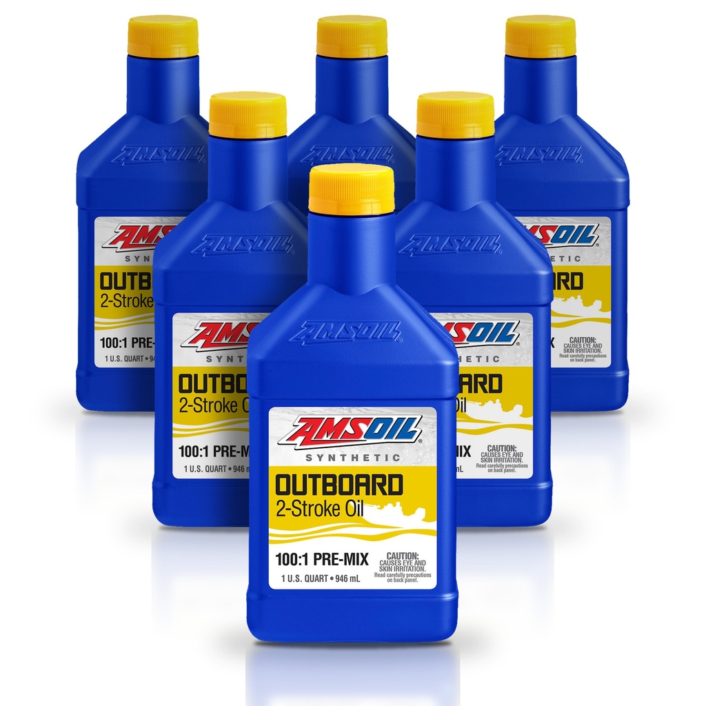 Kit 6 Litros Saber® Outboard Synthetic 100:1 Pre-Mix 2-Cycle Oil