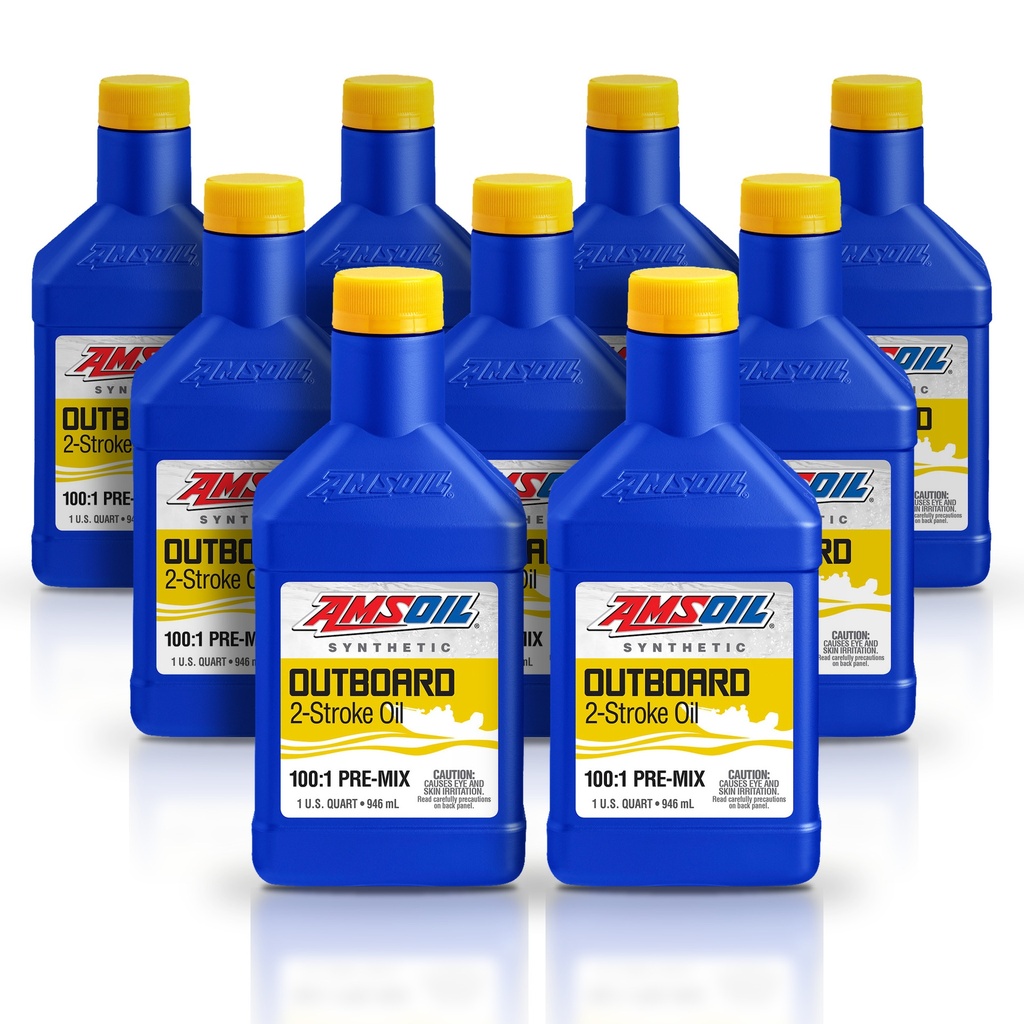 Kit 9 Litros Saber® Outboard Synthetic 100:1 Pre-Mix 2-Cycle Oil