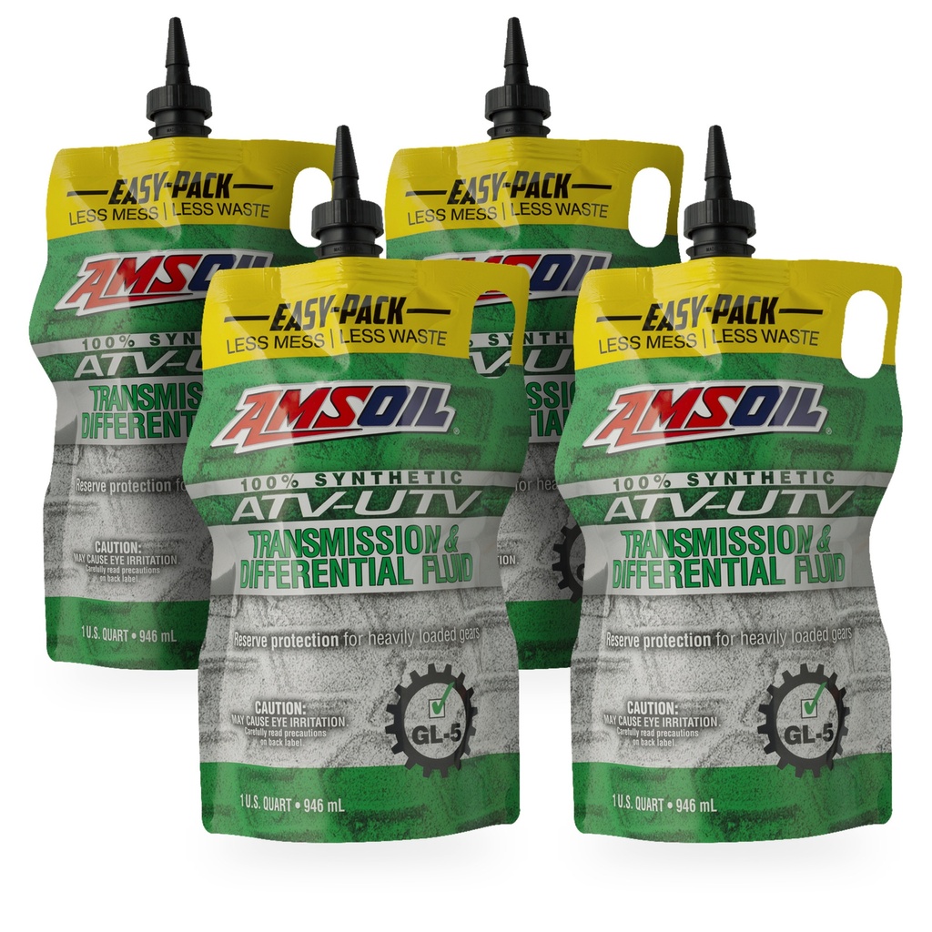 Kit 4 Litros Synthetic ATV/UTV Transmission & Differential Fluid