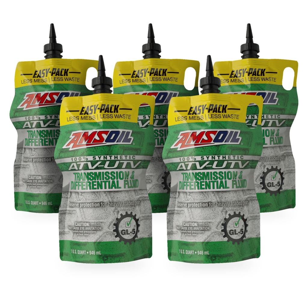 Kit 5 Litros Synthetic ATV/UTV Transmission & Differential Fluid