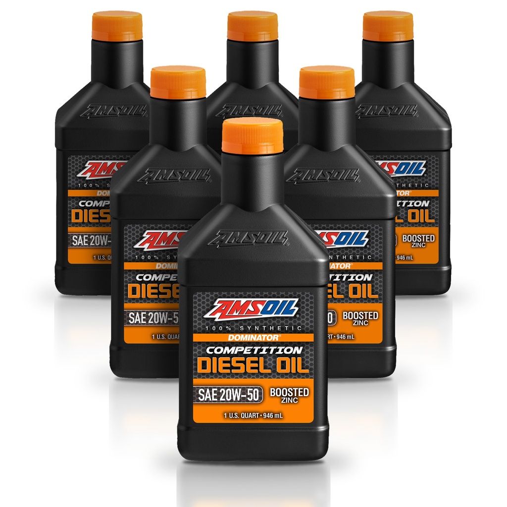 Kit 6 Litros DOMINATOR® 20W50 Competition Diesel Oil