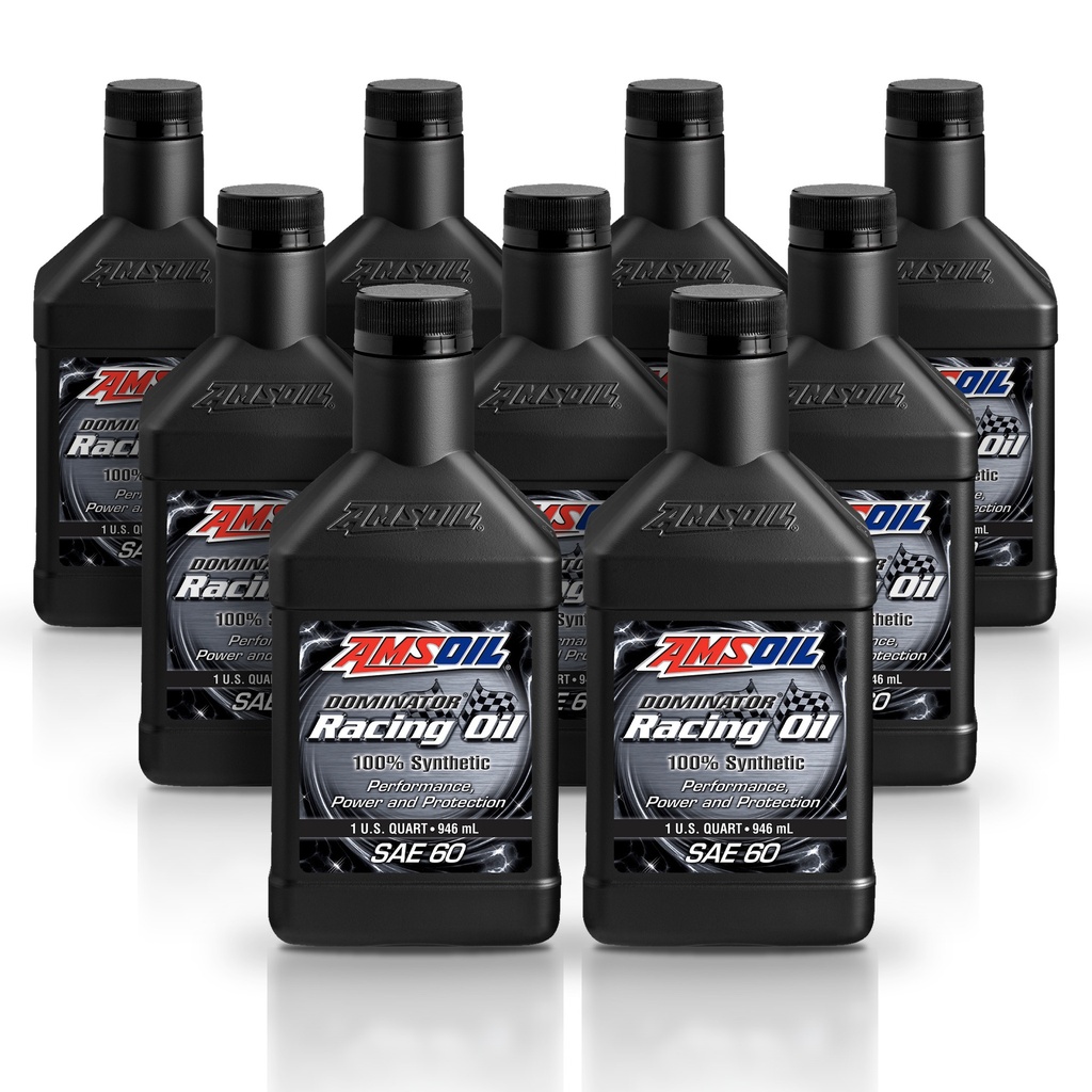 Kit 9 Litros DOMINATOR® SAE 60 Synthetic Racing Oil 