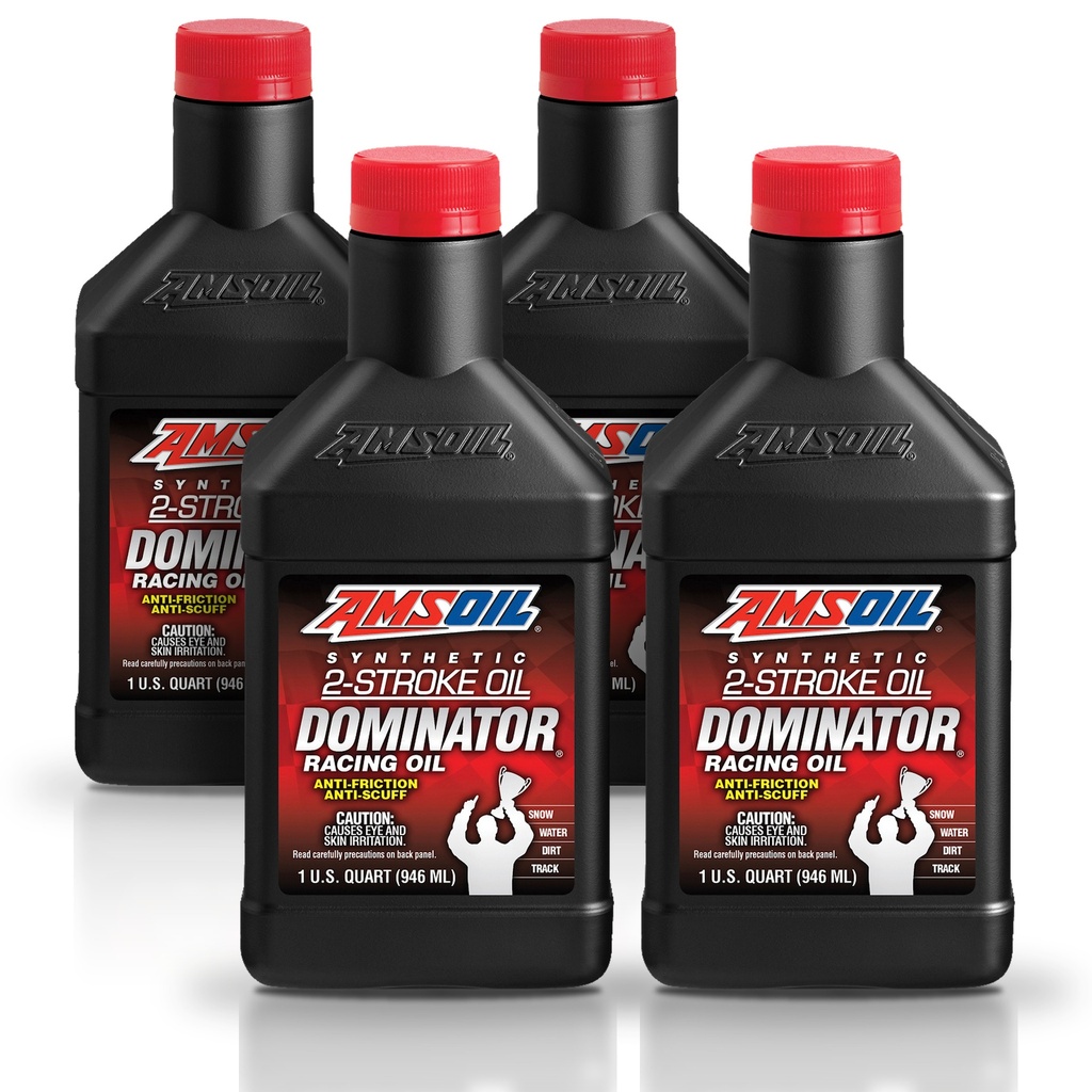Kit 4 Litros DOMINATOR® Synthetic 2-Stroke Oil