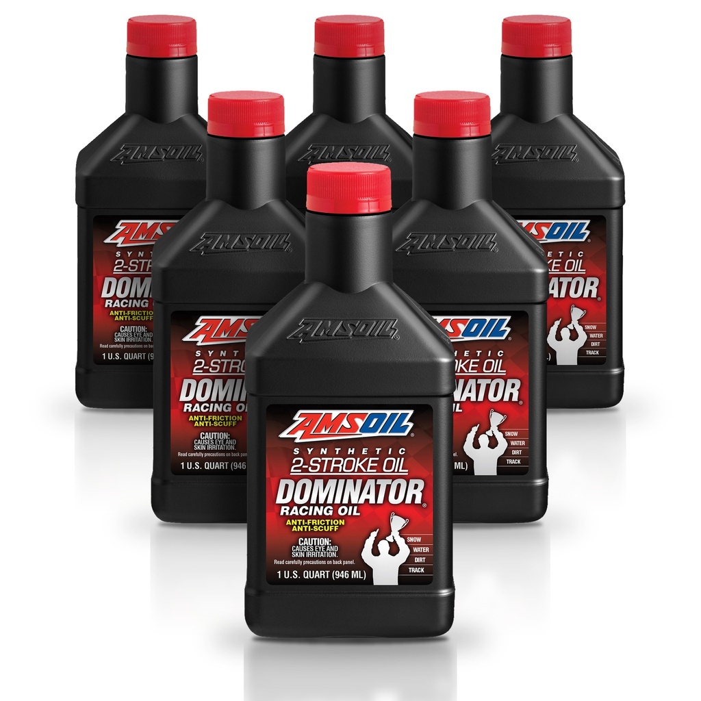 Kit 6 Litros DOMINATOR® Synthetic 2-Stroke Oil