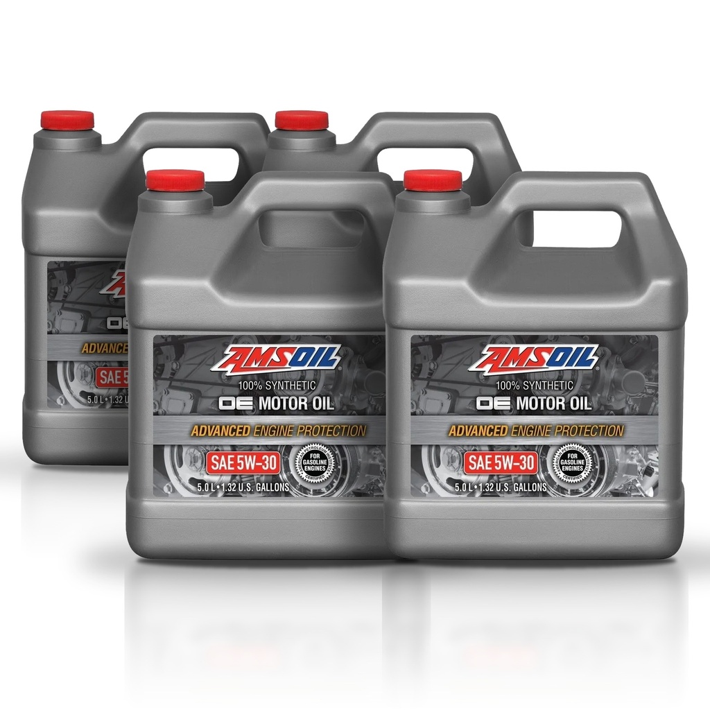 Kit 4 Garrafas Aceite 5w30 Amsoil 5 Litros Sintetico Ok