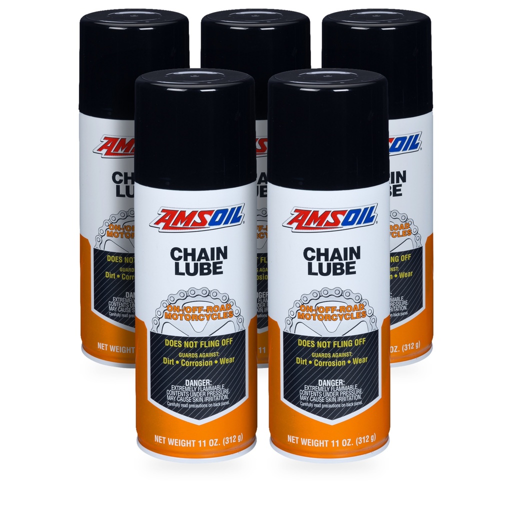 Kit 5 Botes Lubricante de Cadena AMSOIL Chain Lube