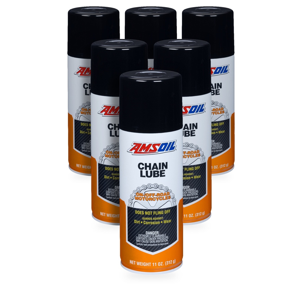 Kit 6 Botes Lubricante de Cadena AMSOIL Chain Lube