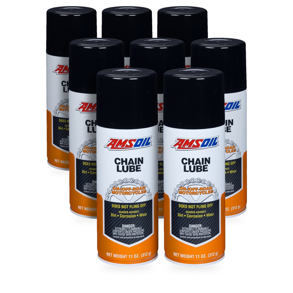 Kit 8 Botes Lubricante de Cadena AMSOIL Chain Lube
