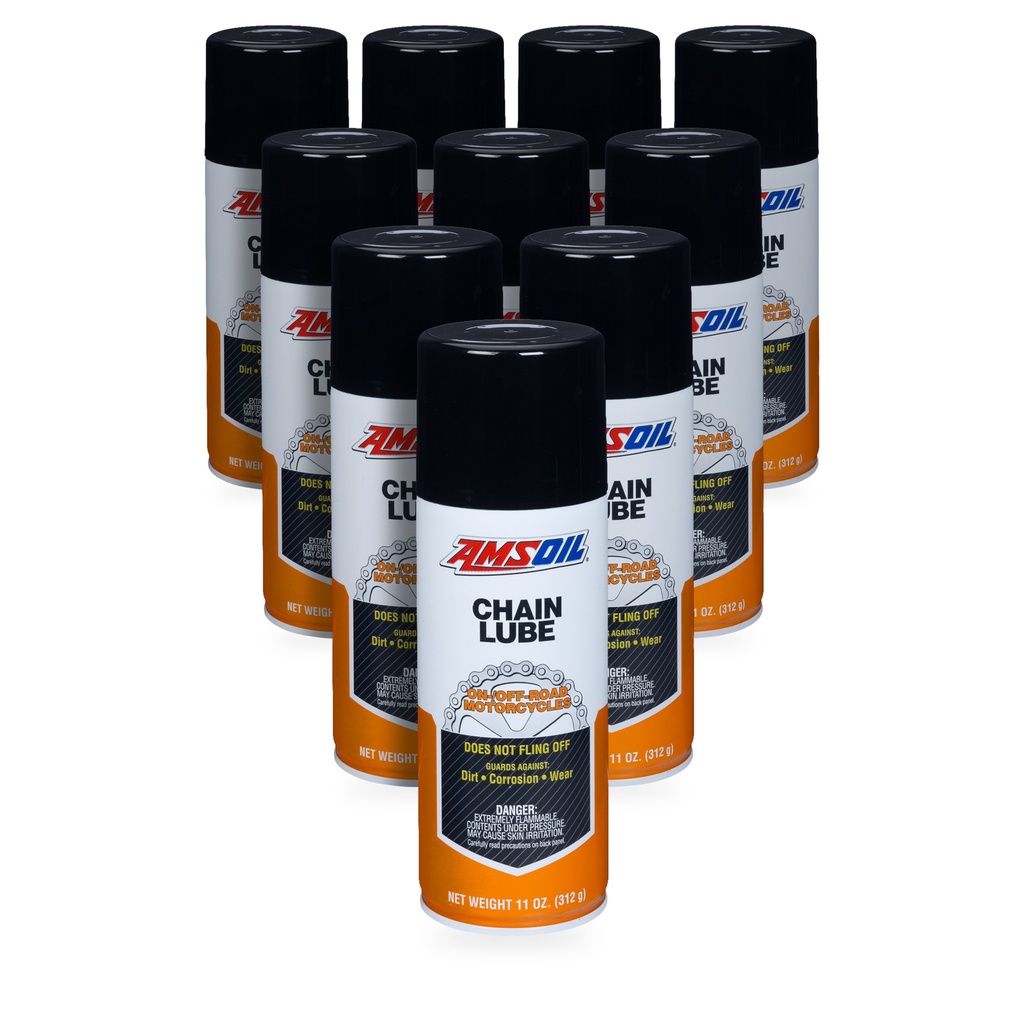 Kit 10 Botes Lubricante de Cadena AMSOIL Chain Lube