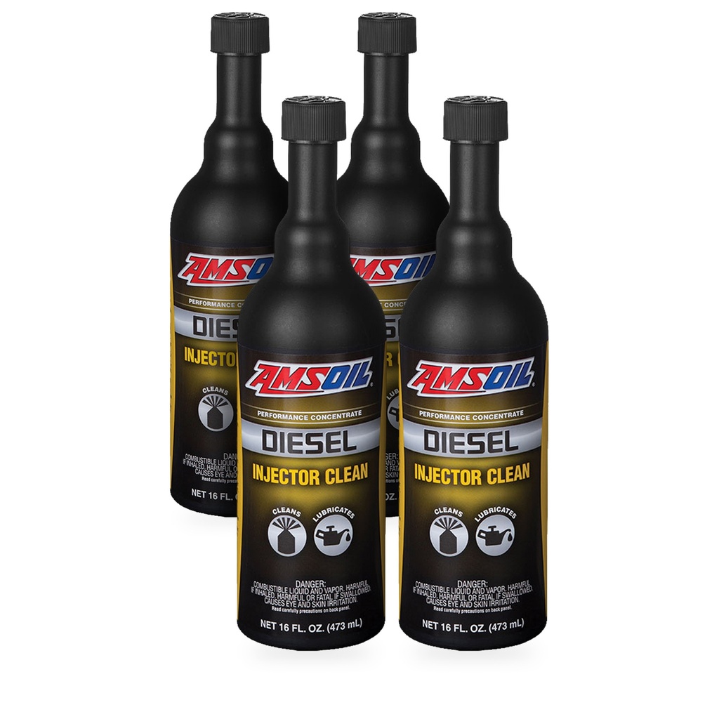 Kit 4 Botellas Limpiador de Inyectores Diesel AMSOIL