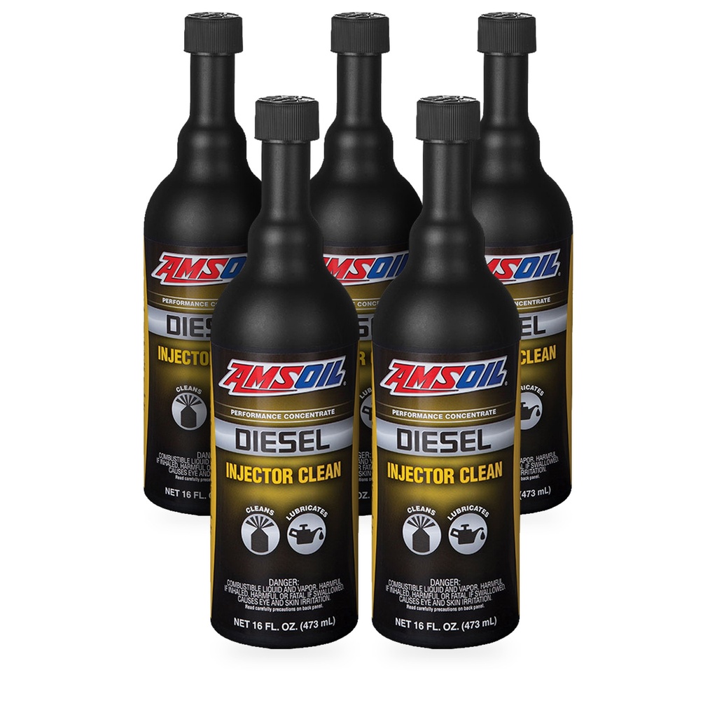 Kit 5 Botellas Limpiador de Inyectores Diesel AMSOIL