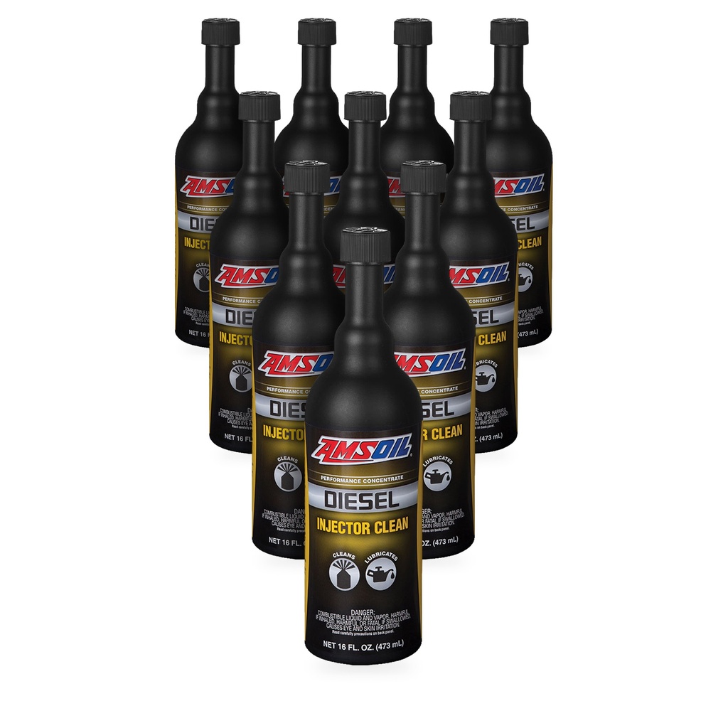 Kit 10 Botellas Limpiador de Inyectores Diesel AMSOIL