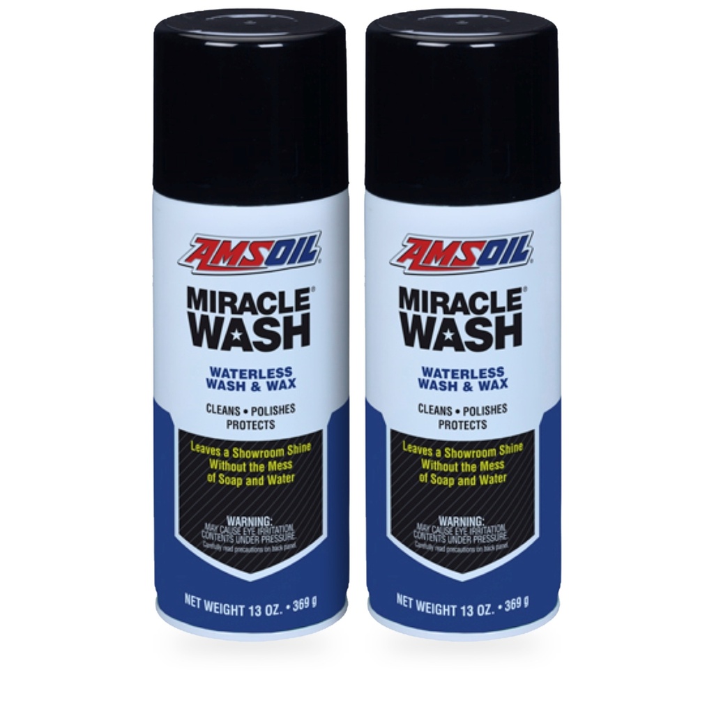 Kit 2 Botes Lavado en Seco para Auto AMSOIL Miracle Wash
