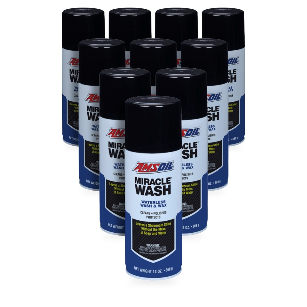 Kit 10 Botes Lavado en Seco para Auto AMSOIL Miracle Wash