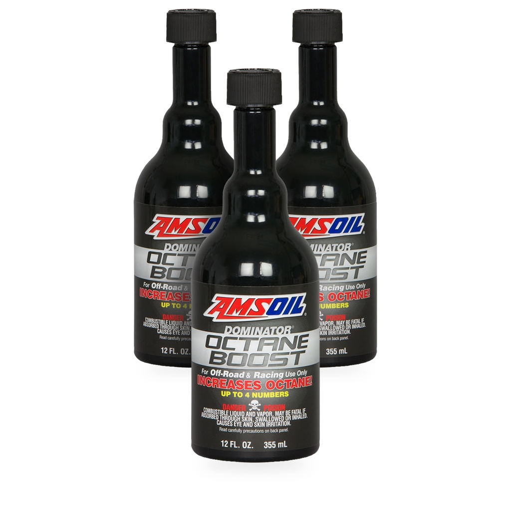 Kit 3 Botellas Aditivo Octanaje AMSOIL DOMINATOR Octane Boost