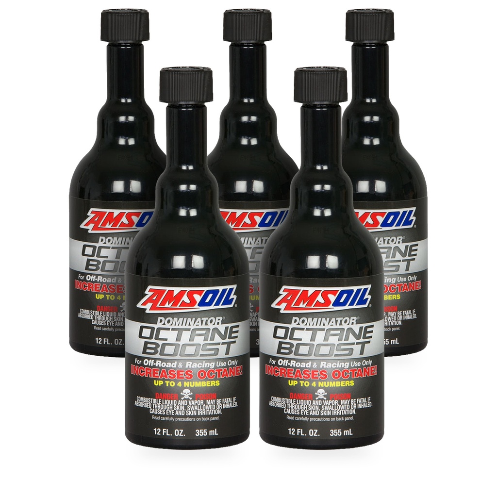 Kit 5 Botellas Aditivo Octanaje AMSOIL DOMINATOR Octane Boost