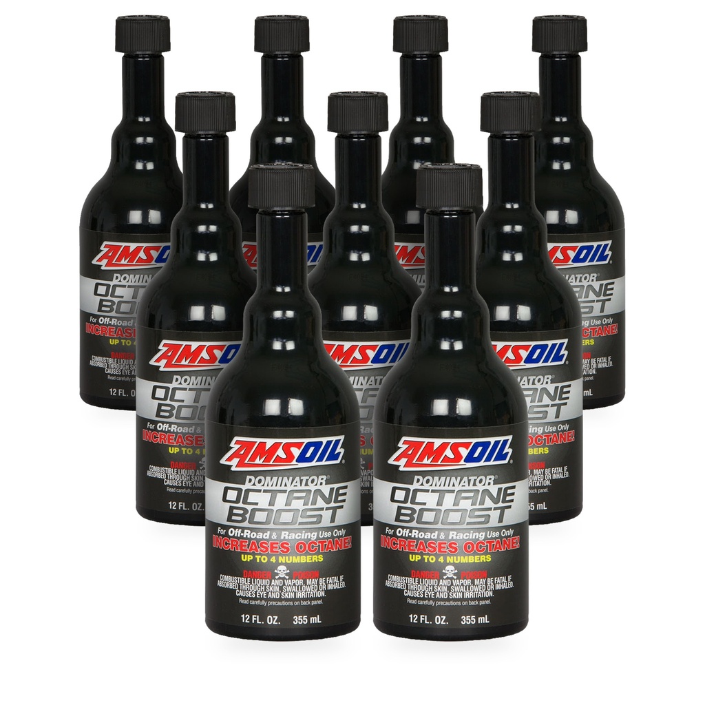 Kit 9 Botellas Aditivo Octanaje AMSOIL DOMINATOR Octane Boost