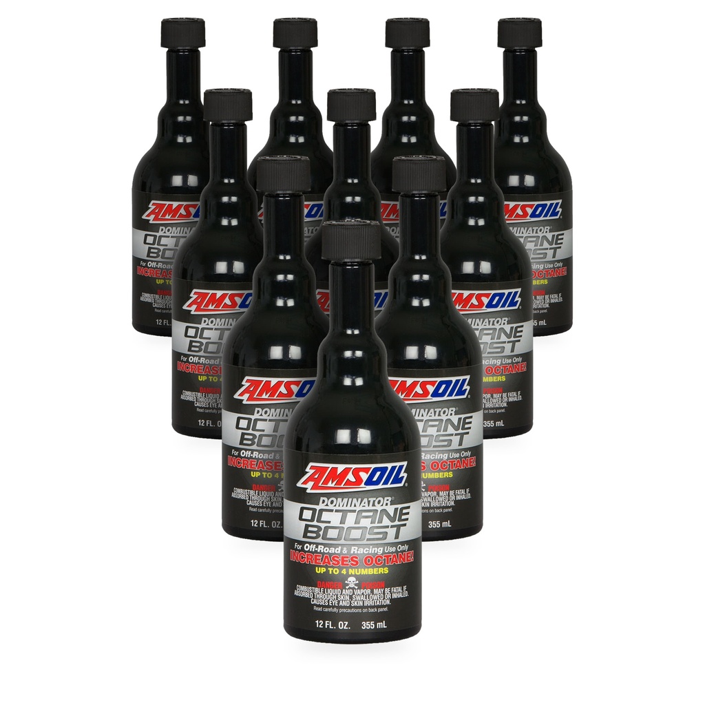 Kit 10 Botellas Aditivo Octanaje AMSOIL DOMINATOR Octane Boost