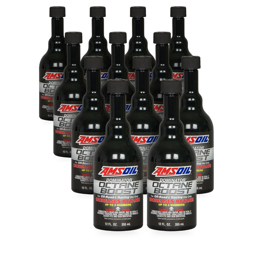 Kit 12 Botellas Aditivo Octanaje AMSOIL DOMINATOR Octane Boost