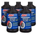 Kit 5 Botes Liquido de Frenos Sintetico DOT 3 y 4 AMSOIL
