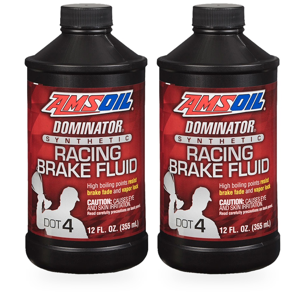 Kit 2 Botes Liquido de Frenos Sintetico DOT 4 AMSOIL DOMINATOR