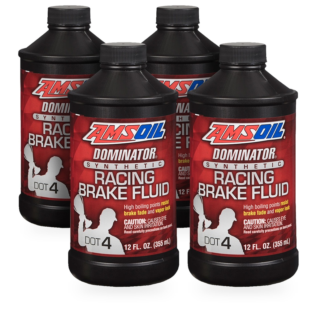 Kit 4 Botes Liquido de Frenos Sintetico DOT 4 AMSOIL DOMINATOR
