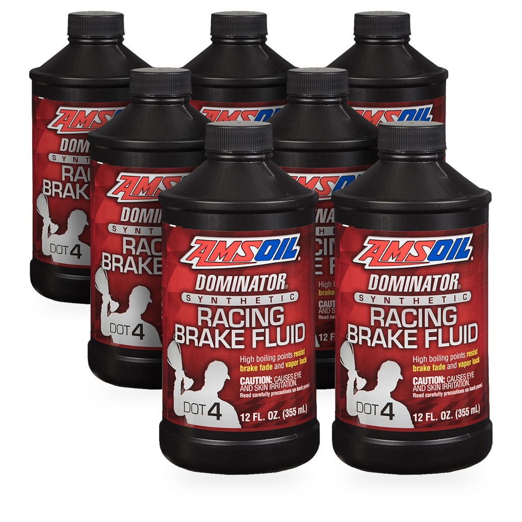 Kit 7 Botes Liquido de Frenos Sintetico DOT 4 AMSOIL DOMINATOR