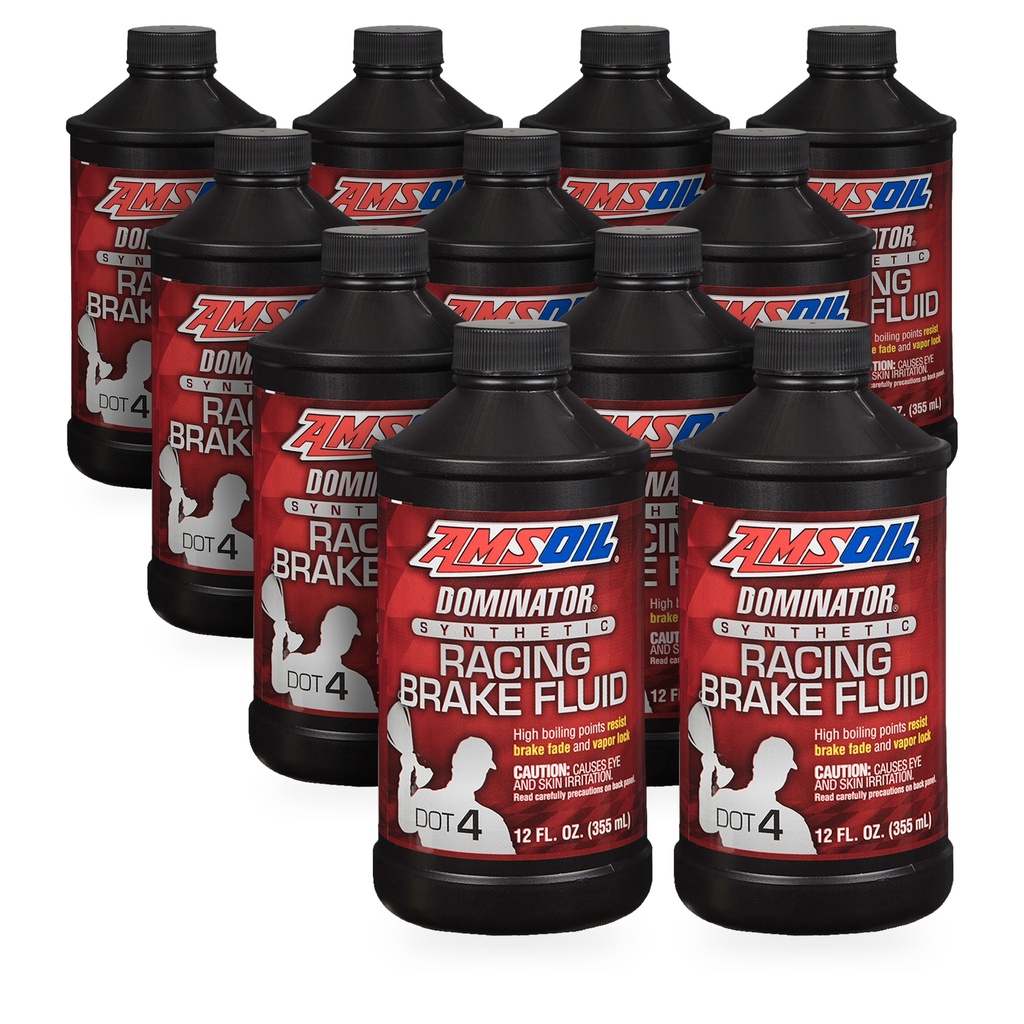 Kit 11 Botes Liquido de Frenos Sintetico DOT 4 AMSOIL DOMINATOR