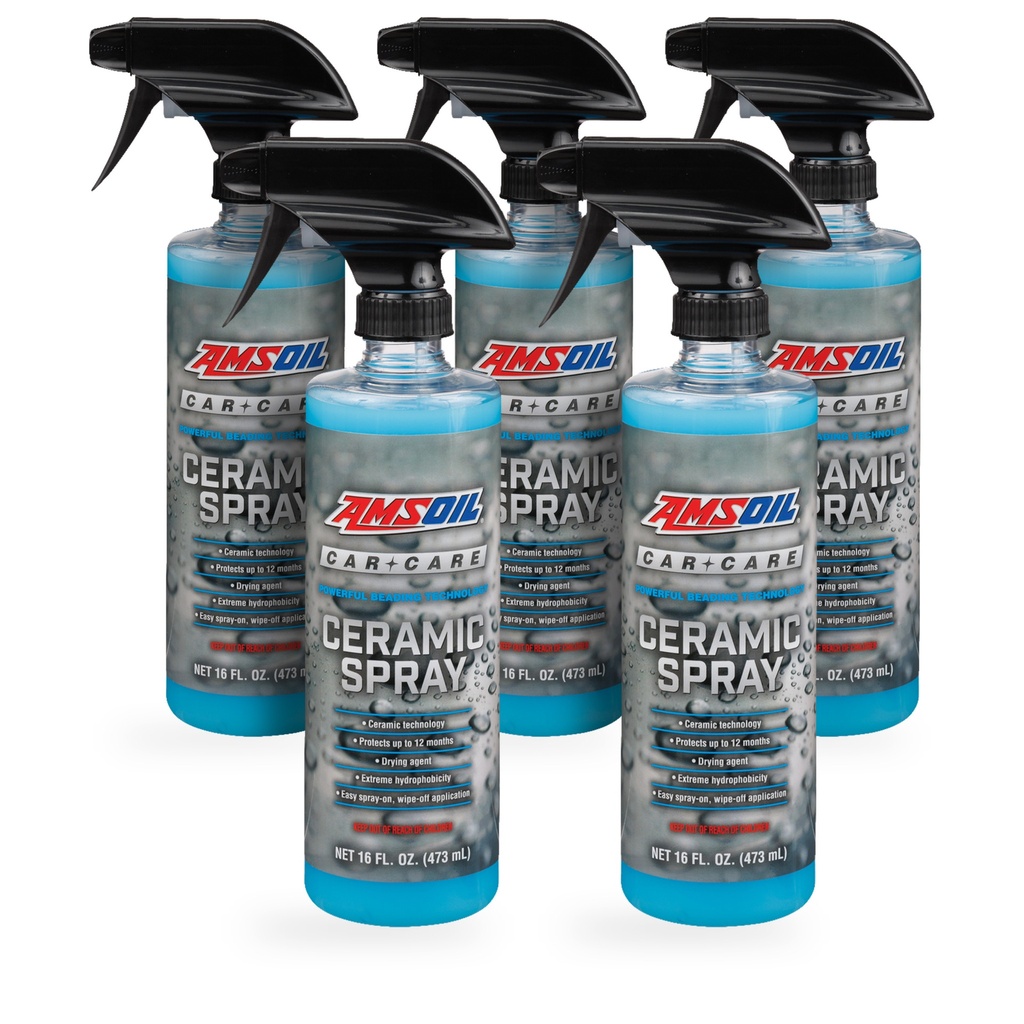 Kit 5 Botellas Recubrimiento Ceramico para Exteriores AMSOIL