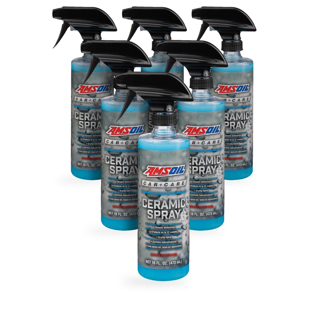 Kit 6 Botellas Recubrimiento Ceramico para Exteriores AMSOIL