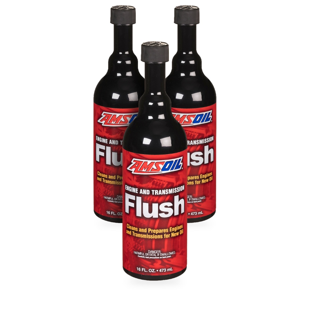 Kit 3 Botes Limpiador Interno de Motor y Transmision AMSOIL