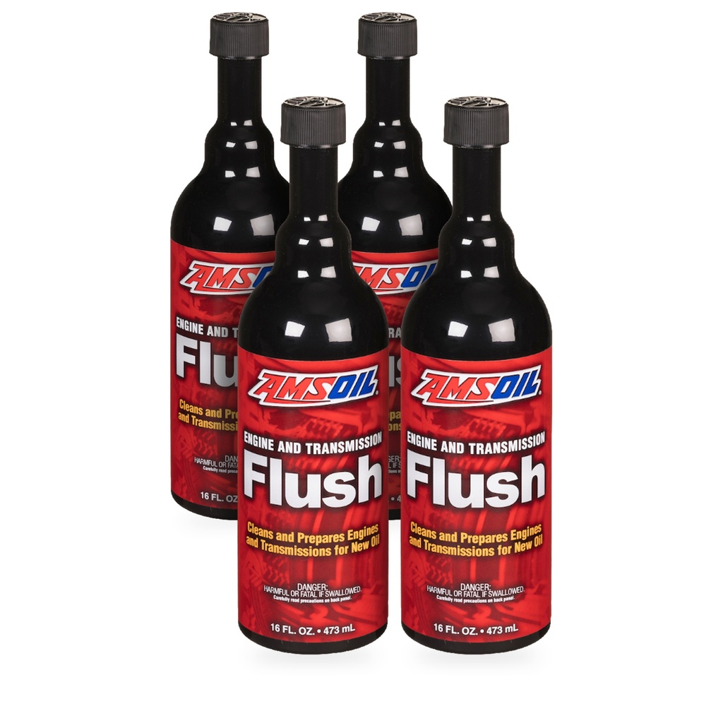 Kit 4 Botes Limpiador Interno de Motor y Transmision AMSOIL