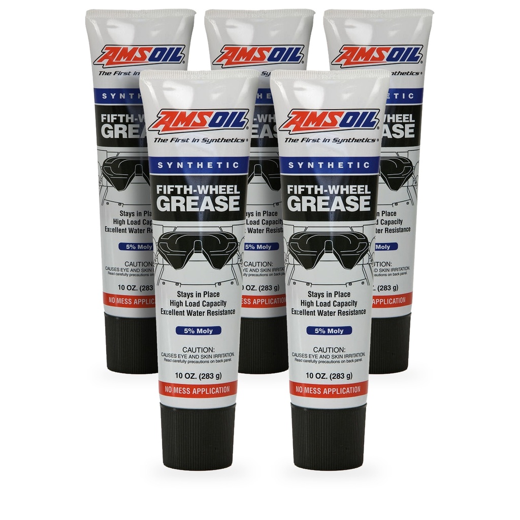 Kit 5 Tubos Grasa Sintetica para Quinta Rueda AMSOIL