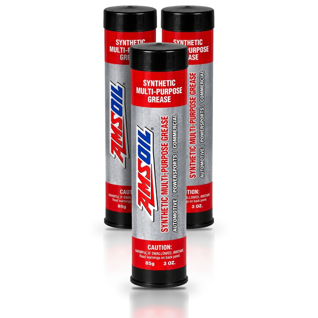 Kit 3 Cartuchos Grasa Sintetica Multiusos NLGI #2 AMSOIL