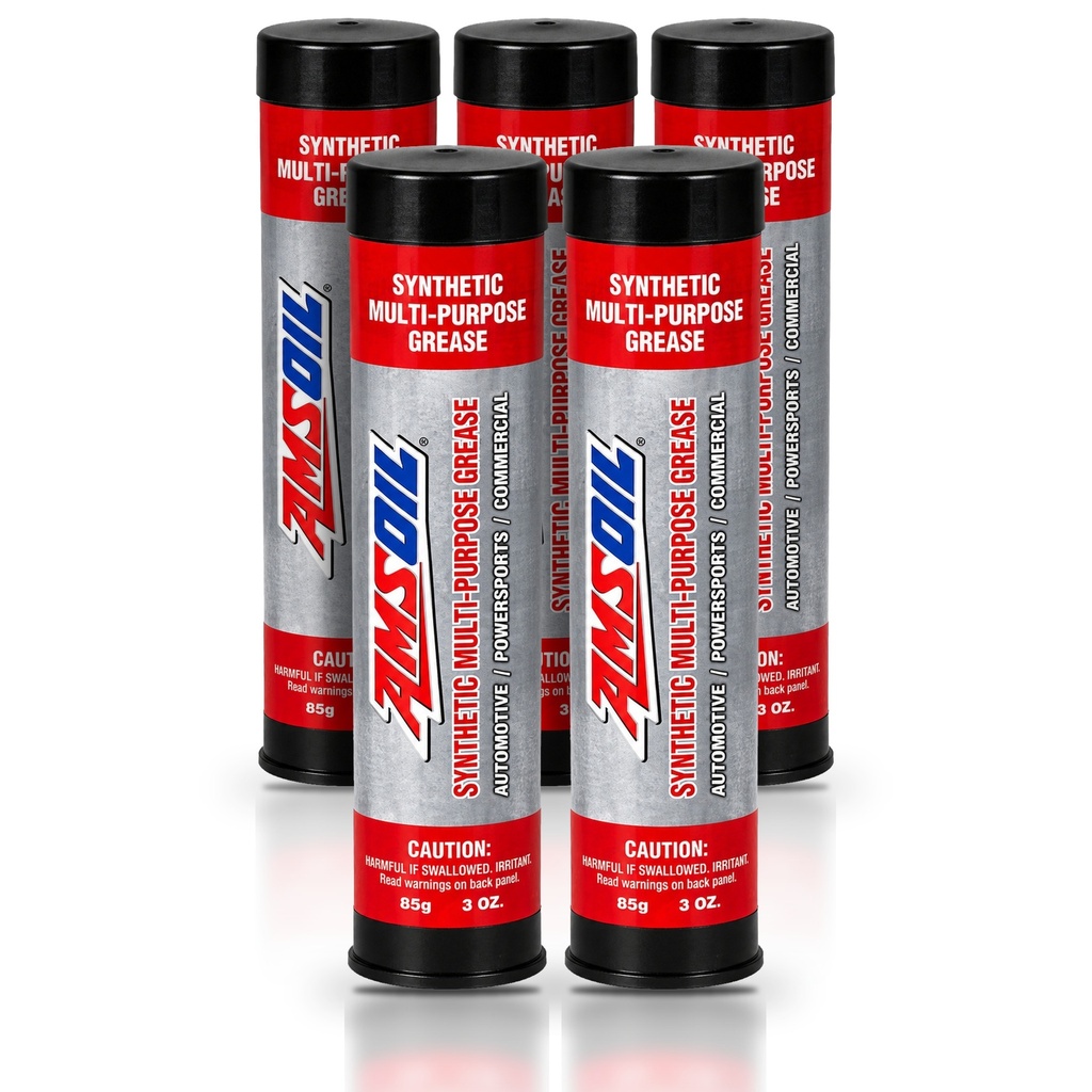 Kit 5 Cartuchos Grasa Sintetica Multiusos NLGI #2 AMSOIL