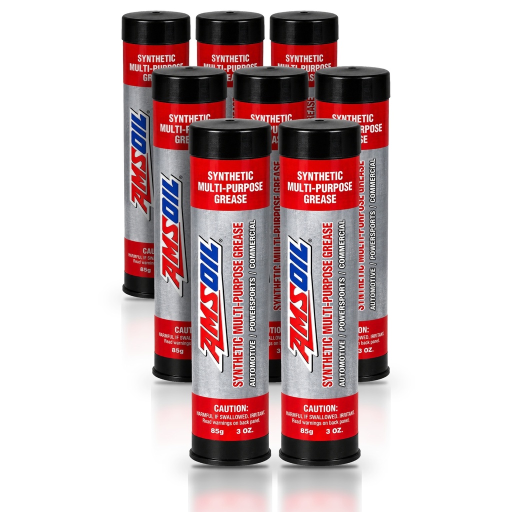 Kit 8 Cartuchos Grasa Sintetica Multiusos NLGI #2 AMSOIL