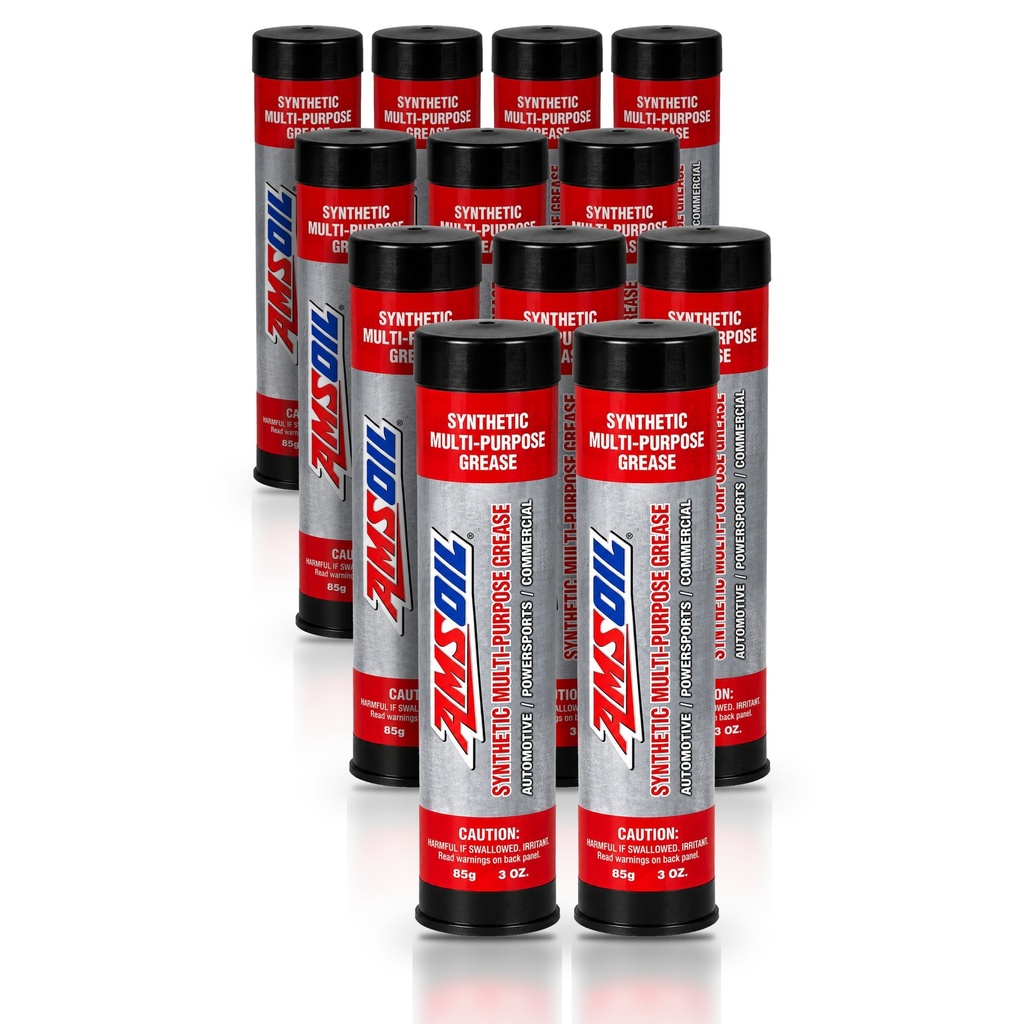 Kit 12 Cartuchos Grasa Sintetica Multiusos NLGI #2 AMSOIL