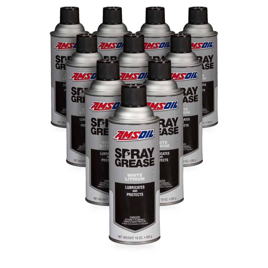 Kit 10 Botes Grasa Blanca de Litio AMSOIL