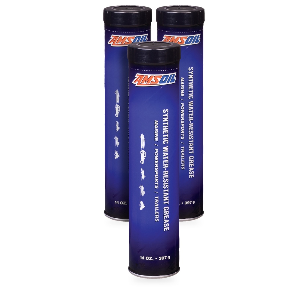 [KIT-AMGWRCR-3P] Kit 3 Grasas Sintetica Resistente Al Agua Amsoil Nlgi 2