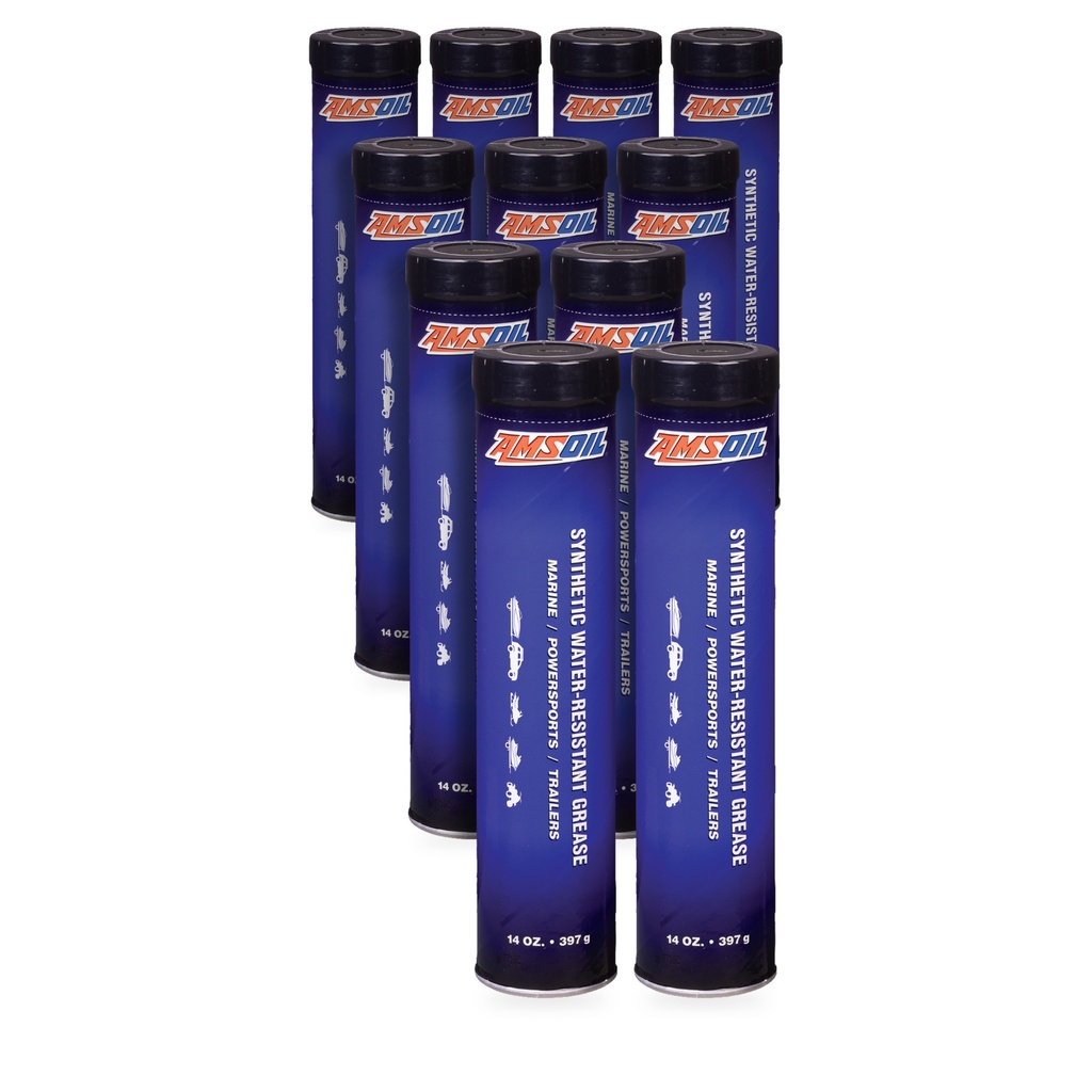 [KIT-AMGWRCR-11P] Kit 11 Grasas Sintetica Resistente Al Agua Amsoil Nlgi 2